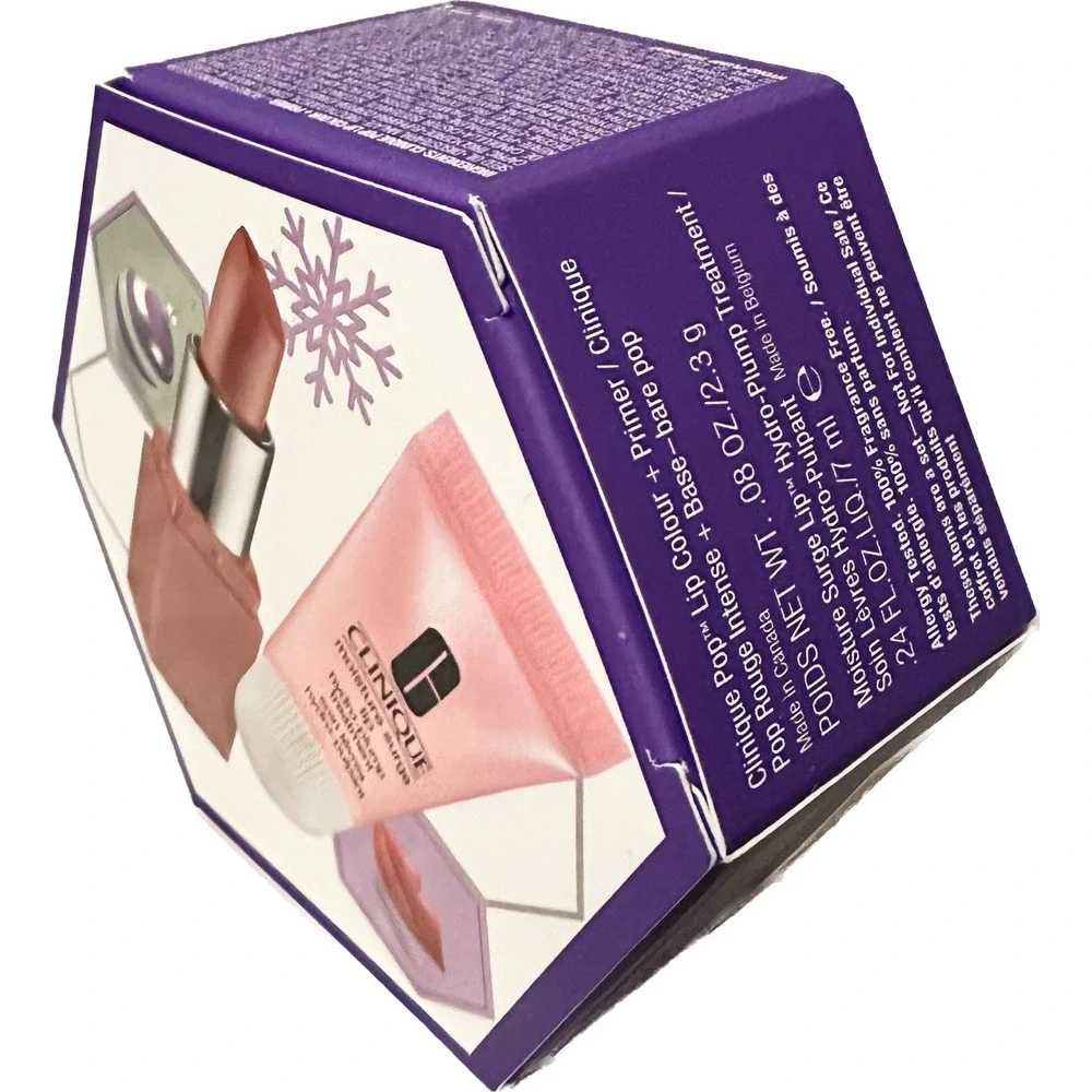 Clinique 2-Pc Lip Luxury Gift Set Travel Size.